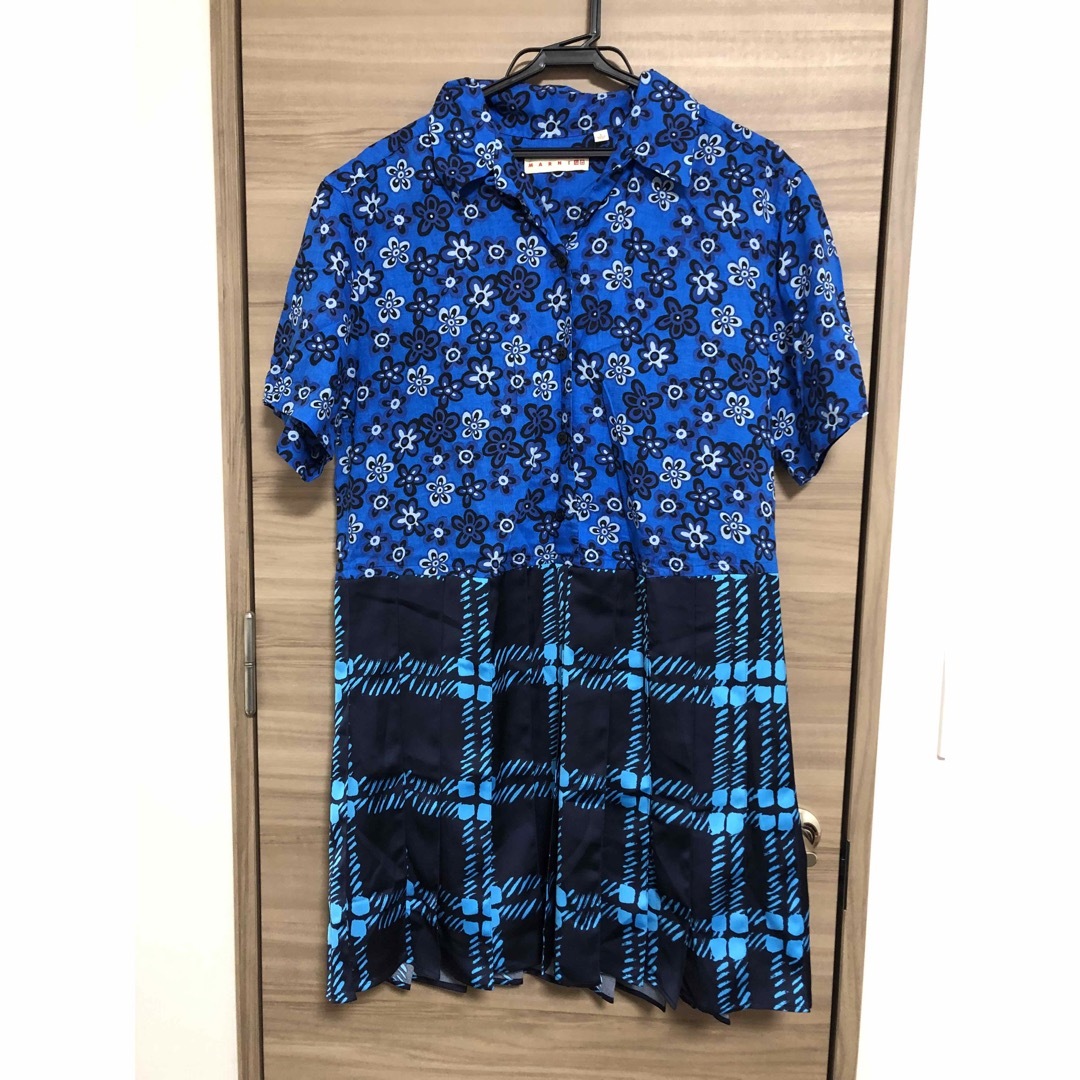 UNIQLO(ユニクロ)のユニクロ×マルニ コラボワンピース レディースのワンピース(ひざ丈ワンピース)の商品写真