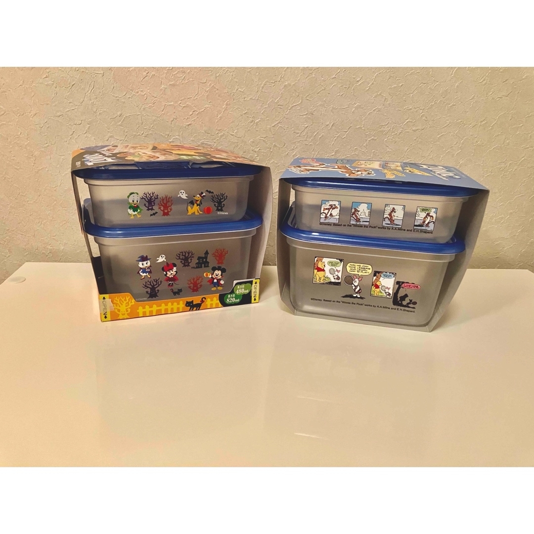 新品 ハロウィン Ziploc ジップロック コンテナ ディズニー 2個