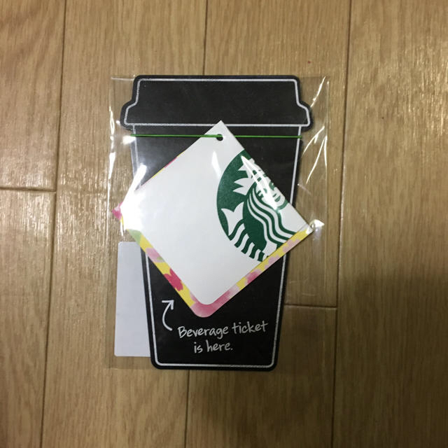 Starbucks Coffee(スターバックスコーヒー)のビバレッジカードタグスプリング チケットのイベント(その他)の商品写真