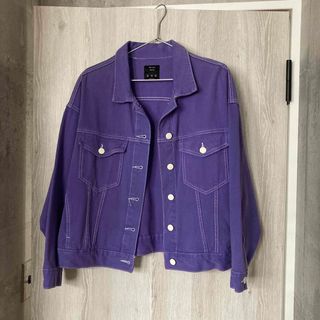 Bershka - Bershka デニム パープル 紫色 Gジャンの通販 by ミー