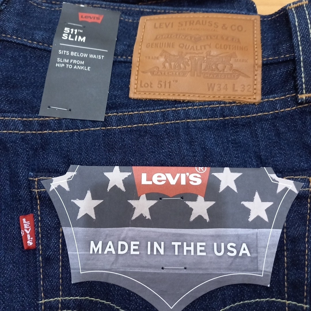 Levi's 511 SLIM W34 L32 アメリカ製 Levi's 511 SLIM W34 L32 アメリカ製