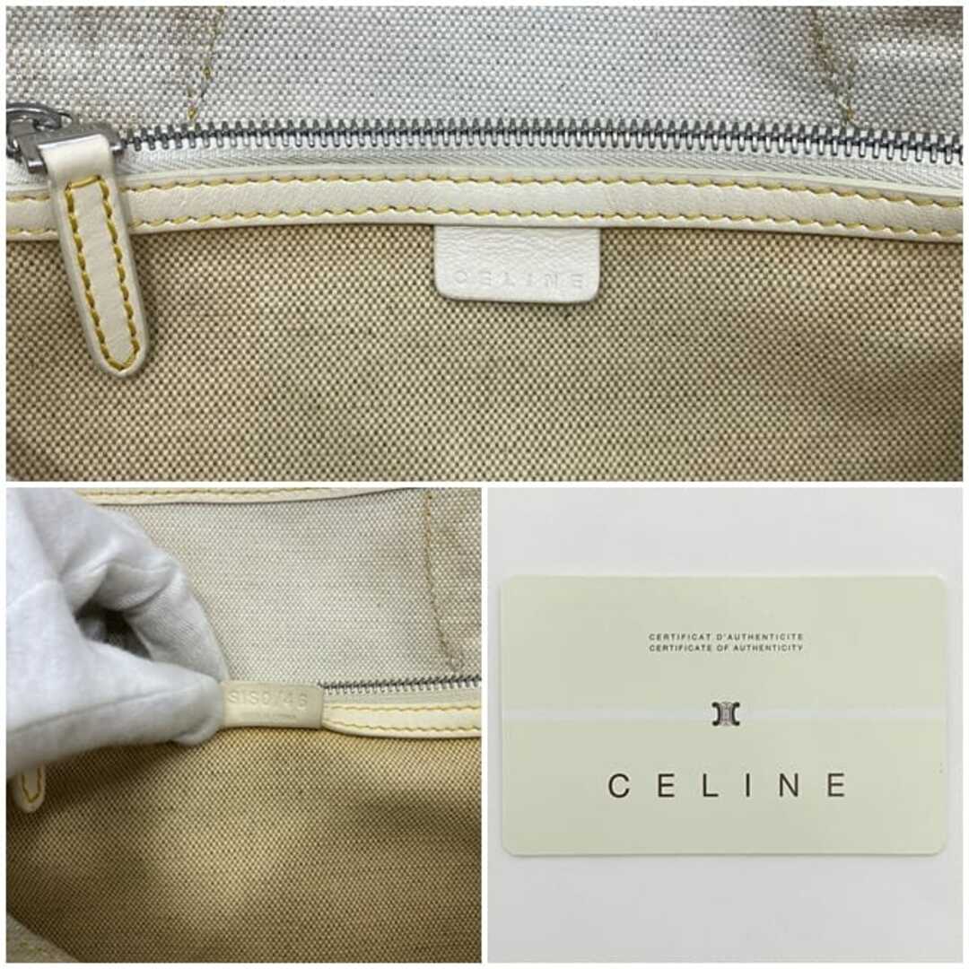 CELINE - セリーヌ トートバッグ ベージュ イエロー Cマカダム CELINE - セリーヌ トートバッグ ベージュ イエロー Cマカダム