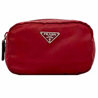 上品】PRADA巾着ミニポーチ バッグ おぞましい ナイロン 三角 上品】PRADA巾着ミニポーチ バッグ おぞましい ナイロン 三角