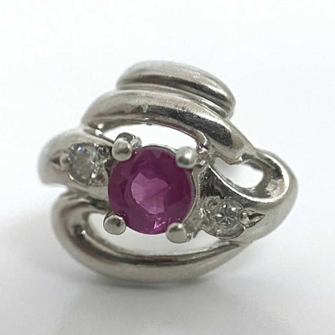 再入荷アイテム f-21524 ピアス 美品 中古 ルビー ダイヤモンド プラチナ Pt850 ルビー