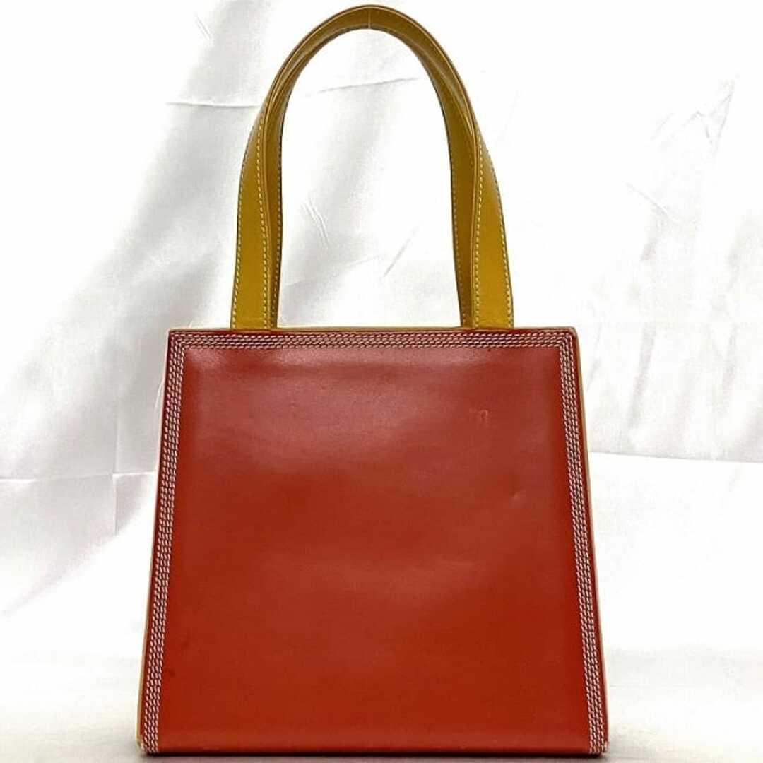 LOEWE - ロエベ ハンドバッグ レッド イエロー 美品 トップ LOEWE - ロエベ ハンドバッグ レッド イエロー 美品 トップ