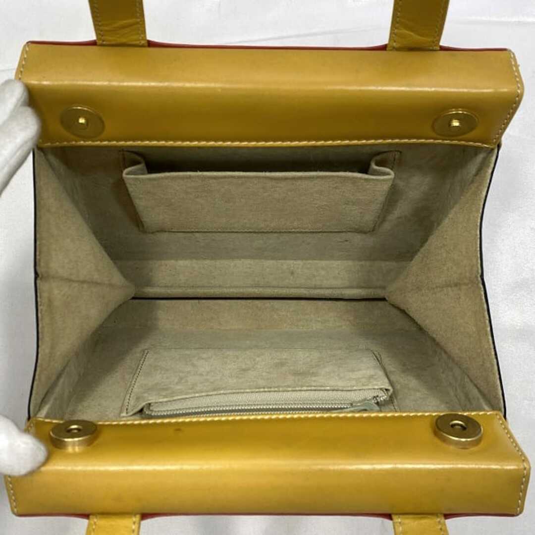 LOEWE - ロエベ ハンドバッグ レッド イエロー 美品 トップ LOEWE - ロエベ ハンドバッグ レッド イエロー 美品 トップ