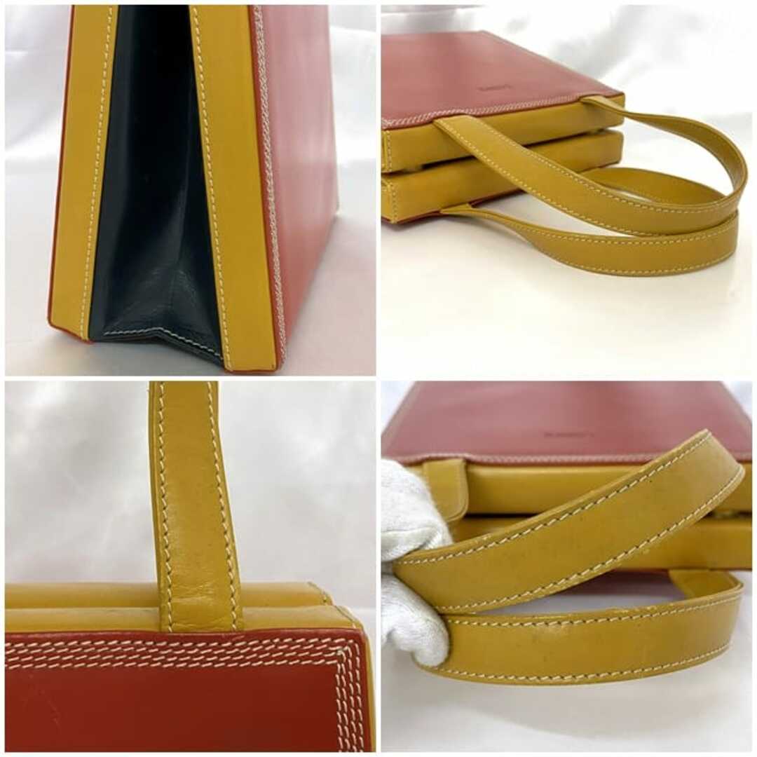LOEWE - ロエベ ハンドバッグ レッド イエロー 美品 トップ LOEWE - ロエベ ハンドバッグ レッド イエロー 美品 トップ