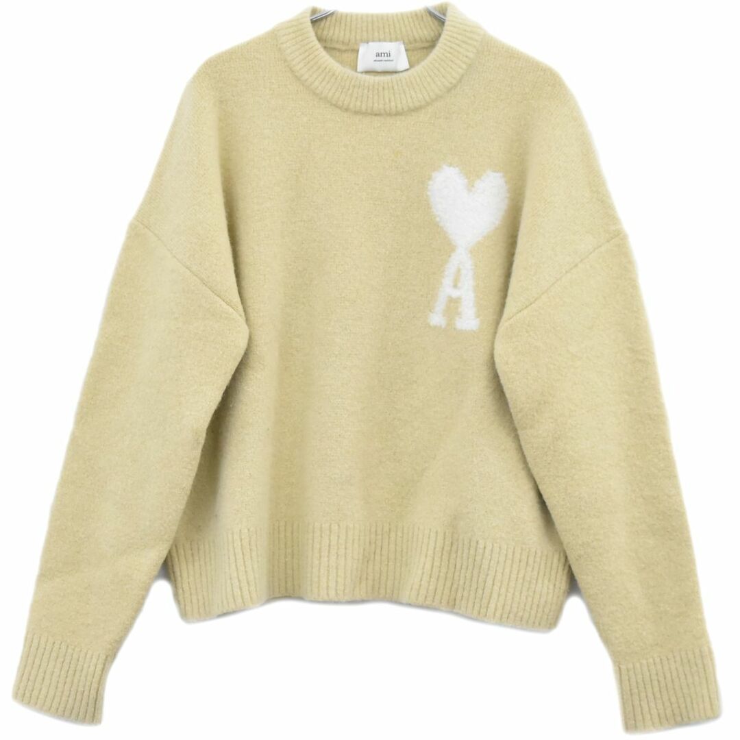 本物 アミ パリス AMI Paris ハートロゴ ニット セーター 長袖 本物 アミ パリス AMI Paris ハートロゴ ニット セーター 長袖