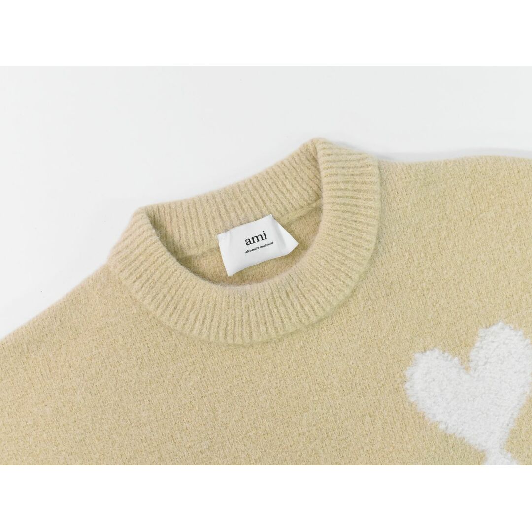 本物 アミ パリス AMI Paris ハートロゴ ニット セーター 長袖 本物 アミ パリス AMI Paris ハートロゴ ニット セーター 長袖