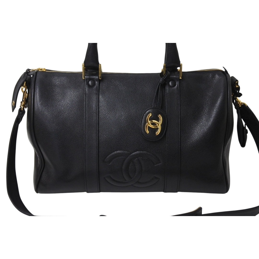 CHANEL - 極美品 CHANEL シャネル ボストンバッグ キャビア CHANEL - 極美品 CHANEL シャネル ボストンバッグ キャビア