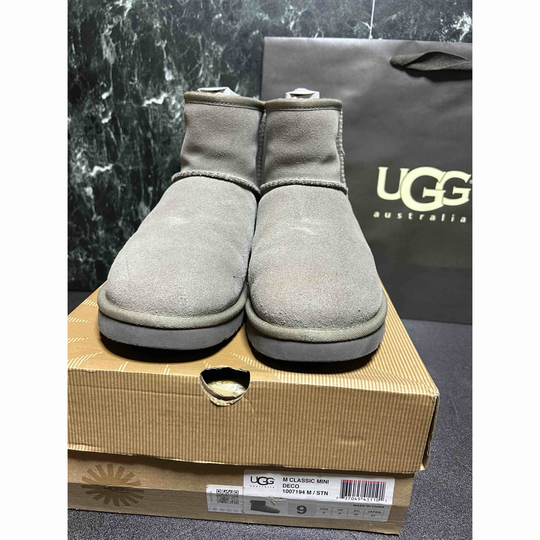 UGG M CLASSIC SHORT グレー 8(UGG Classic Short Shearling UGG M CLASSIC SHORT グレー 8(UGG Classic Short Shearling