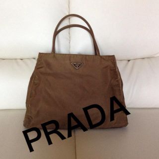 プラダ(PRADA)のプラダ トートバッグ ブラウン(トートバッグ)