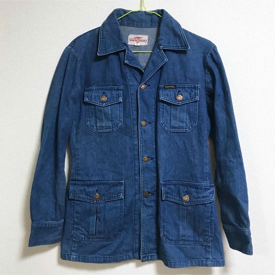 70年代 レトロ SANJEGO デニムジャケットの通販 by ダンボ's 70年代 レトロ SANJEGO デニムジャケットの通販 by ダンボ's