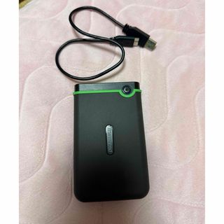 ジャンク品Transcend ポータブル HDD 1TB(PCパーツ)