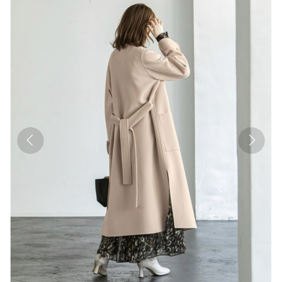 Noble - Noble リバーノーカラーコートの通販 by lilly✿'s shop Noble - Noble リバーノーカラーコートの通販 by lilly✿'s shop