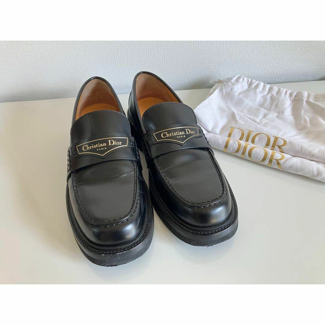 Dior - 正規品 タキマキ着 Dior ローファー ロゴ レディース Dior - 正規品 タキマキ着 Dior ローファー ロゴ レディース