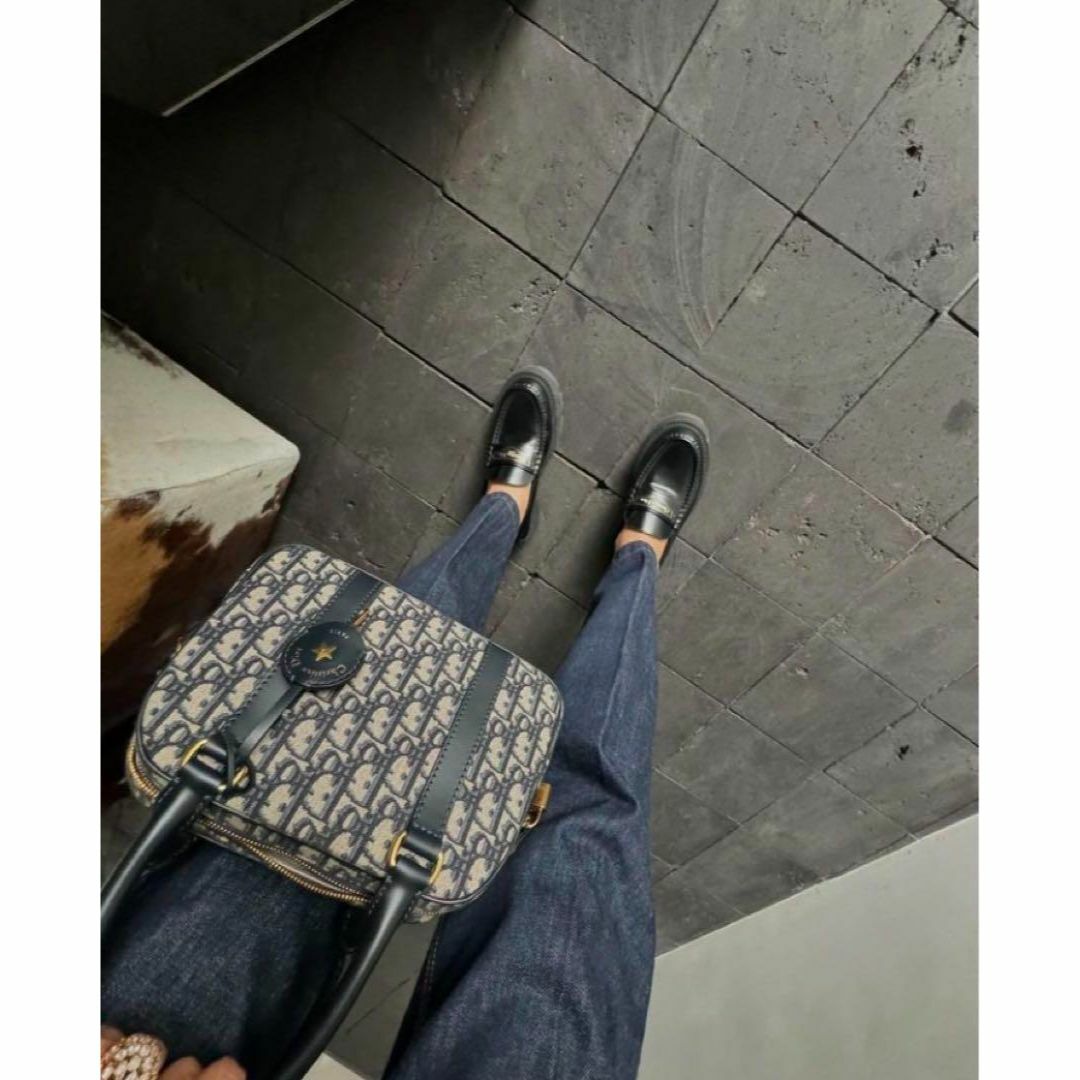 Dior - 正規品 タキマキ着 Dior ローファー ロゴ レディース Dior - 正規品 タキマキ着 Dior ローファー ロゴ レディース