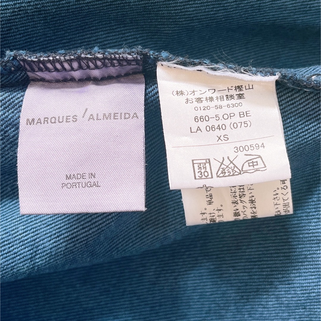 MARQUES ALMEIDA - マルケスアルメイダ デニムワンピースの通販 MARQUES ALMEIDA - マルケスアルメイダ デニムワンピースの通販