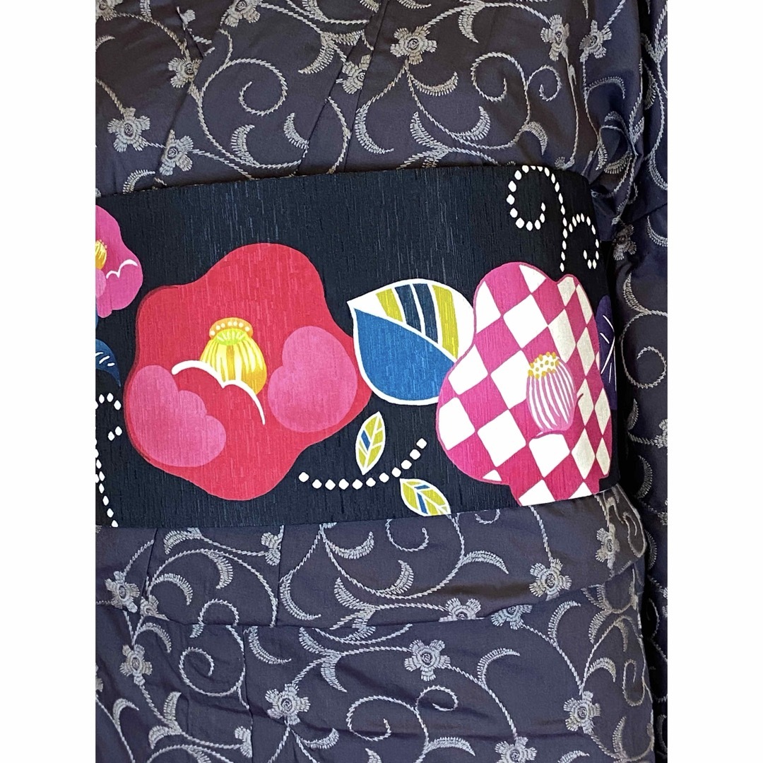 激安】見切りました!百華園の刺繍の着物 ブラウン総刺繍 激安】見切りました!百華園の刺繍の着物 ブラウン総刺繍