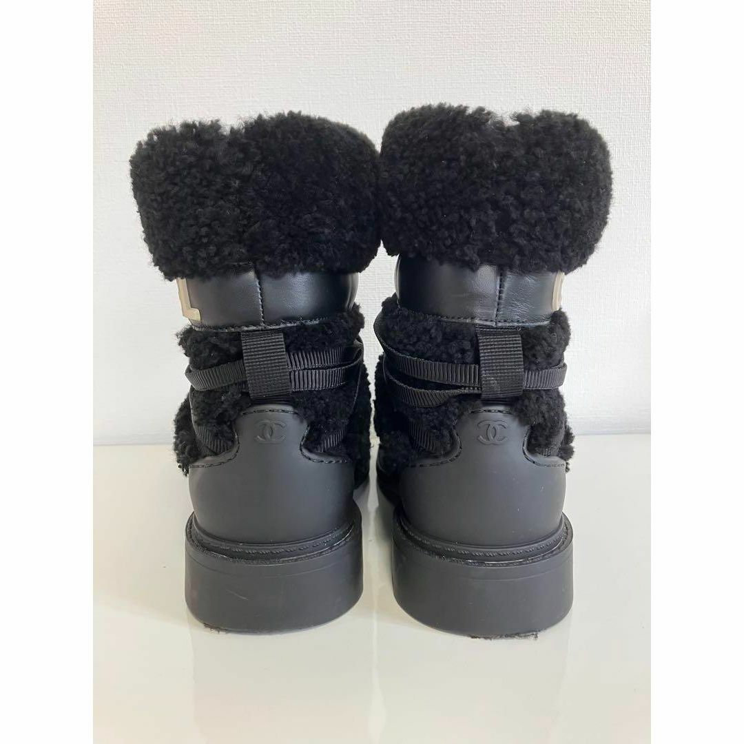 美品 希少 CHANEL シャネル ムートン ブーツ 36 ココマーク ロゴ 美品 希少 CHANEL シャネル ムートン ブーツ 36 ココマーク ロゴ