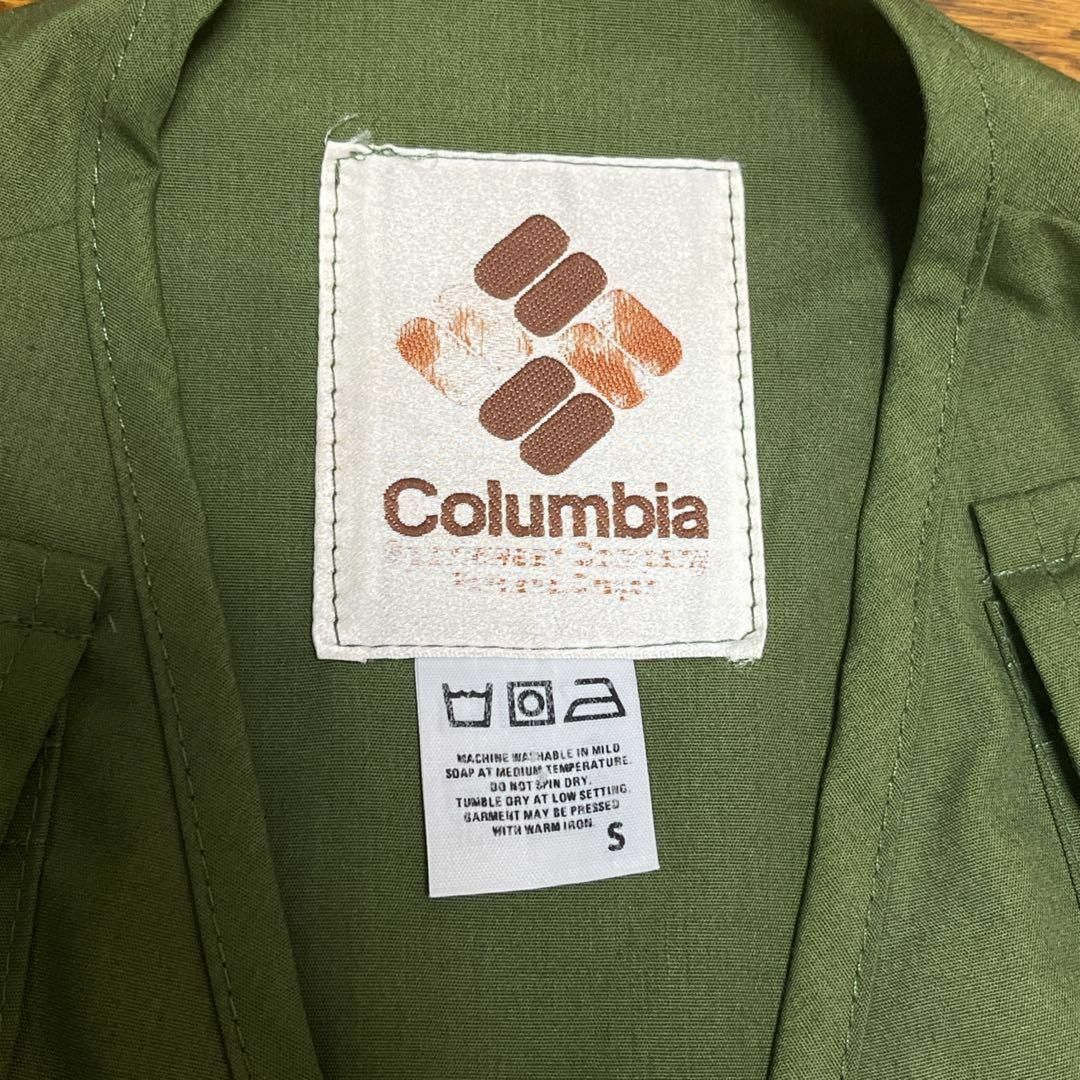 希少 美品 80s Columbia コロンビア フィッシングベスト グリーン 希少 美品 80s Columbia コロンビア フィッシングベスト グリーン