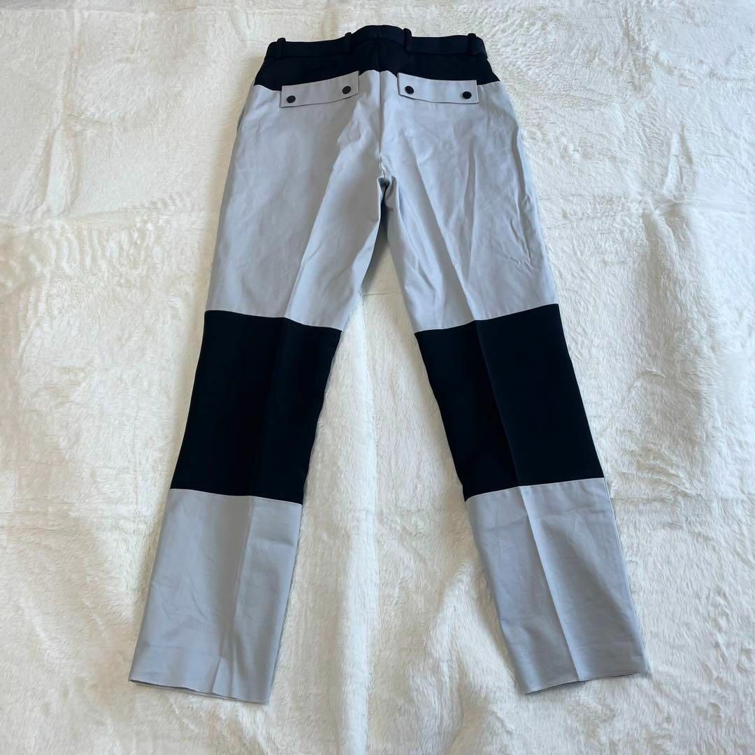 バレンシアガ バイカラー コットン チノパンツ 切り替え お洒落 バレンシアガ バイカラー コットン チノパンツ 切り替え お洒落