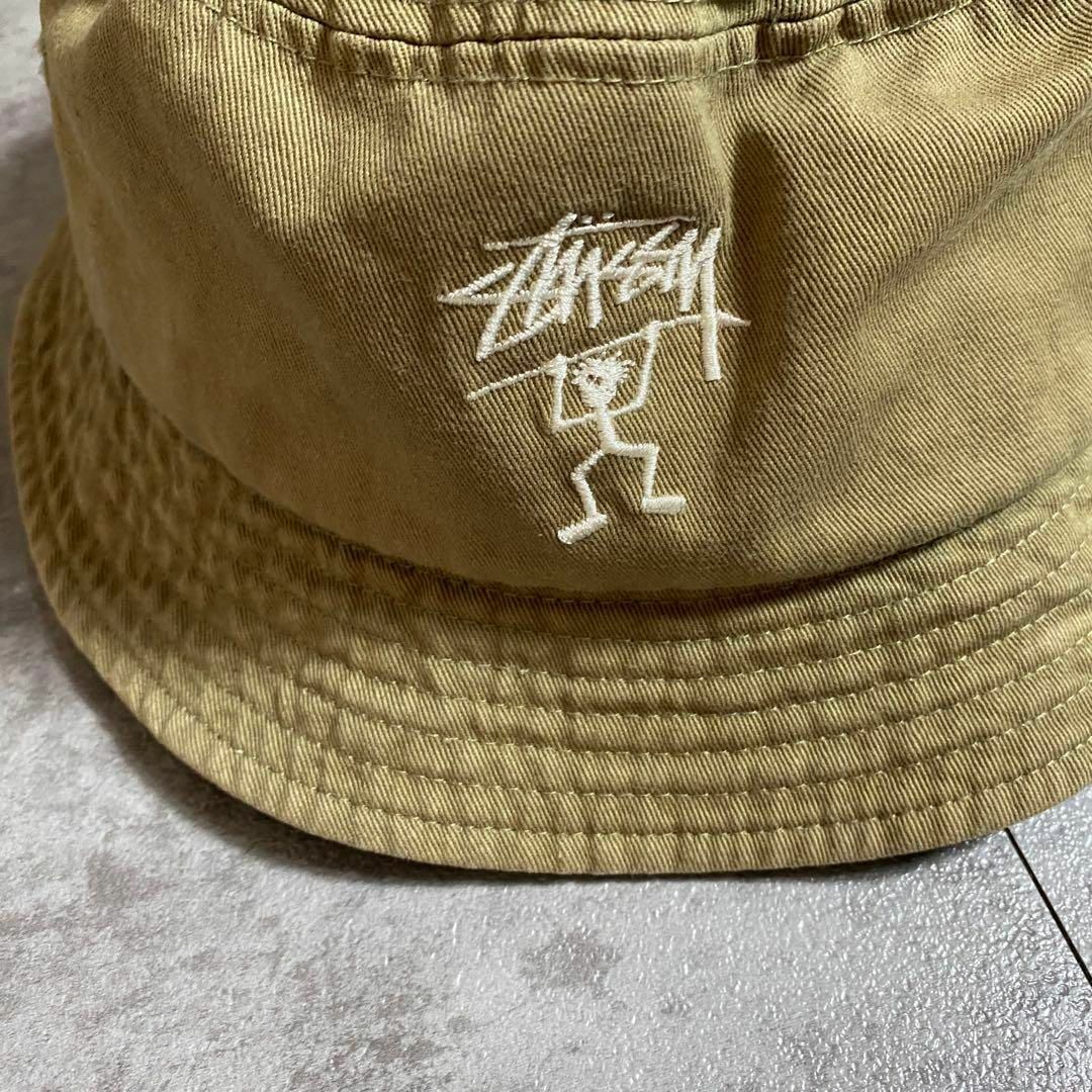stussy ステューシー シャドーマン 刺繍ロゴ バケットハット バケハ stussy ステューシー シャドーマン 刺繍ロゴ バケットハット バケハ