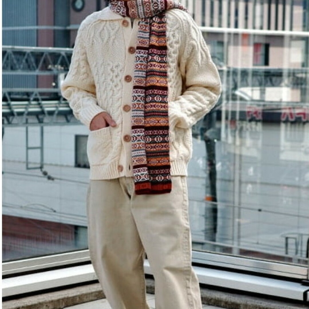BEAMS PLUS - 【 BEAMSPLUS 】 アラン カーディガン ニット BEAMS PLUS - 【 BEAMSPLUS 】 アラン カーディガン ニット