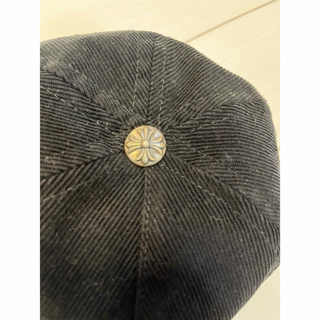 CHROME HEARTS (クロムハーツ) ダガー装飾 コーデュロイキャップ CHROME HEARTS (クロムハーツ) ダガー装飾 コーデュロイキャップ
