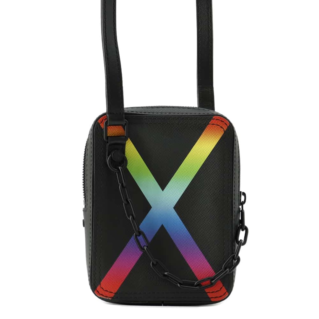 LOUIS VUITTON - ルイヴィトン ショルダーバッグ タイガ・レインボー ダヌーブ・メッセンジャー M30332 LOUIS VUITTON ブラック 黒