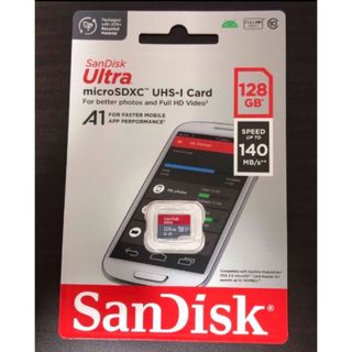 サンディスク(SanDisk)のSandiskマイクロSDカード128GB 140mb/s(PC周辺機器)