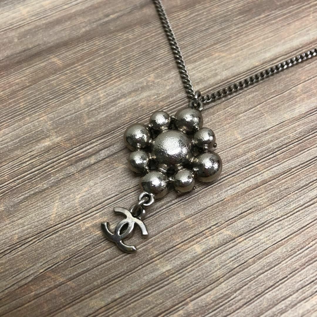 CHANEL - 【美品】CHANEL ココマーク ネックレス 10V ライン CHANEL - 【美品】CHANEL ココマーク ネックレス 10V ライン