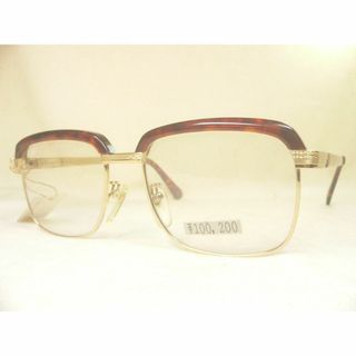 LUSTER ヴィンテージ 眼鏡 フレーム 20金厚張 ブローライン(サングラス/メガネ)