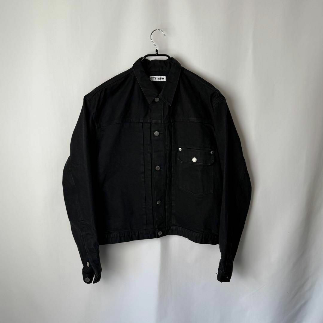 定価10万】TTT MSW Denim Jacket Black ジャケット 定価10万】TTT MSW Denim Jacket Black ジャケット