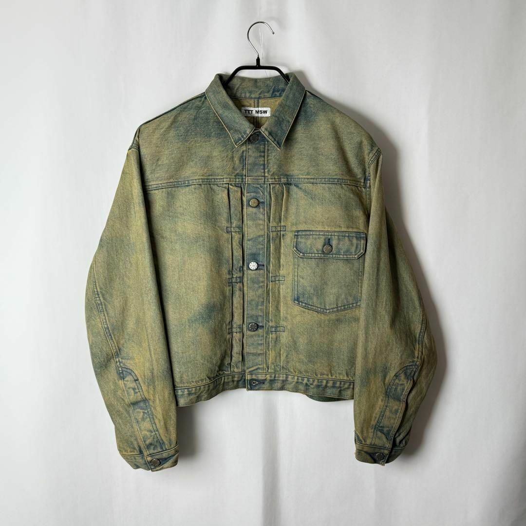TTT_MSW - 【定価10万】TTTMSW Denim Jacket サンドストーム TTT_MSW - 【定価10万】TTTMSW Denim Jacket サンドストーム