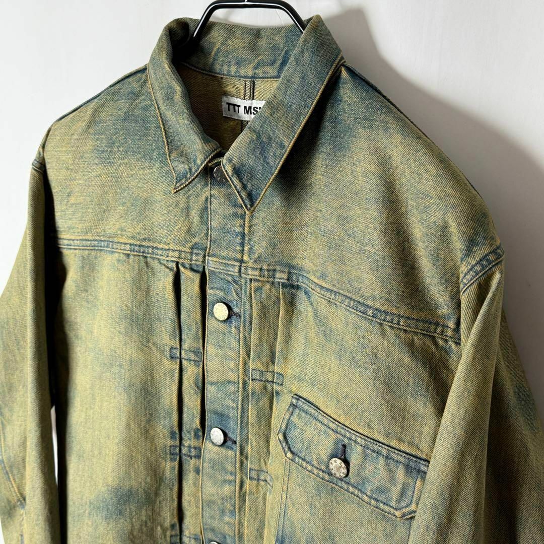 TTT_MSW - 【定価10万】TTTMSW Denim Jacket サンドストーム TTT_MSW - 【定価10万】TTTMSW Denim Jacket サンドストーム