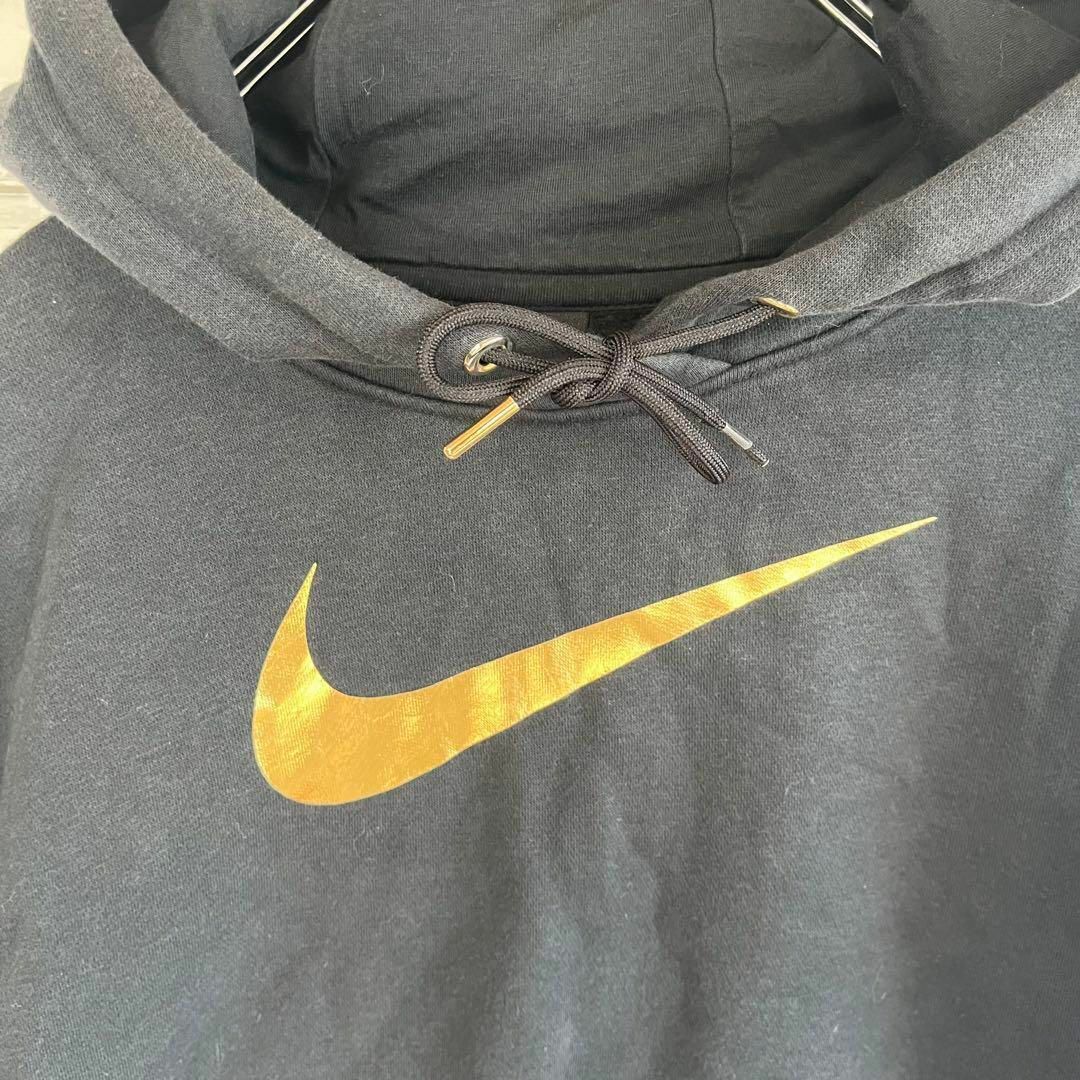 NIKE - 【ゴールドロゴ】NIKE スウェットパーカー ビッグロゴ M NIKE - 【ゴールドロゴ】NIKE スウェットパーカー ビッグロゴ M