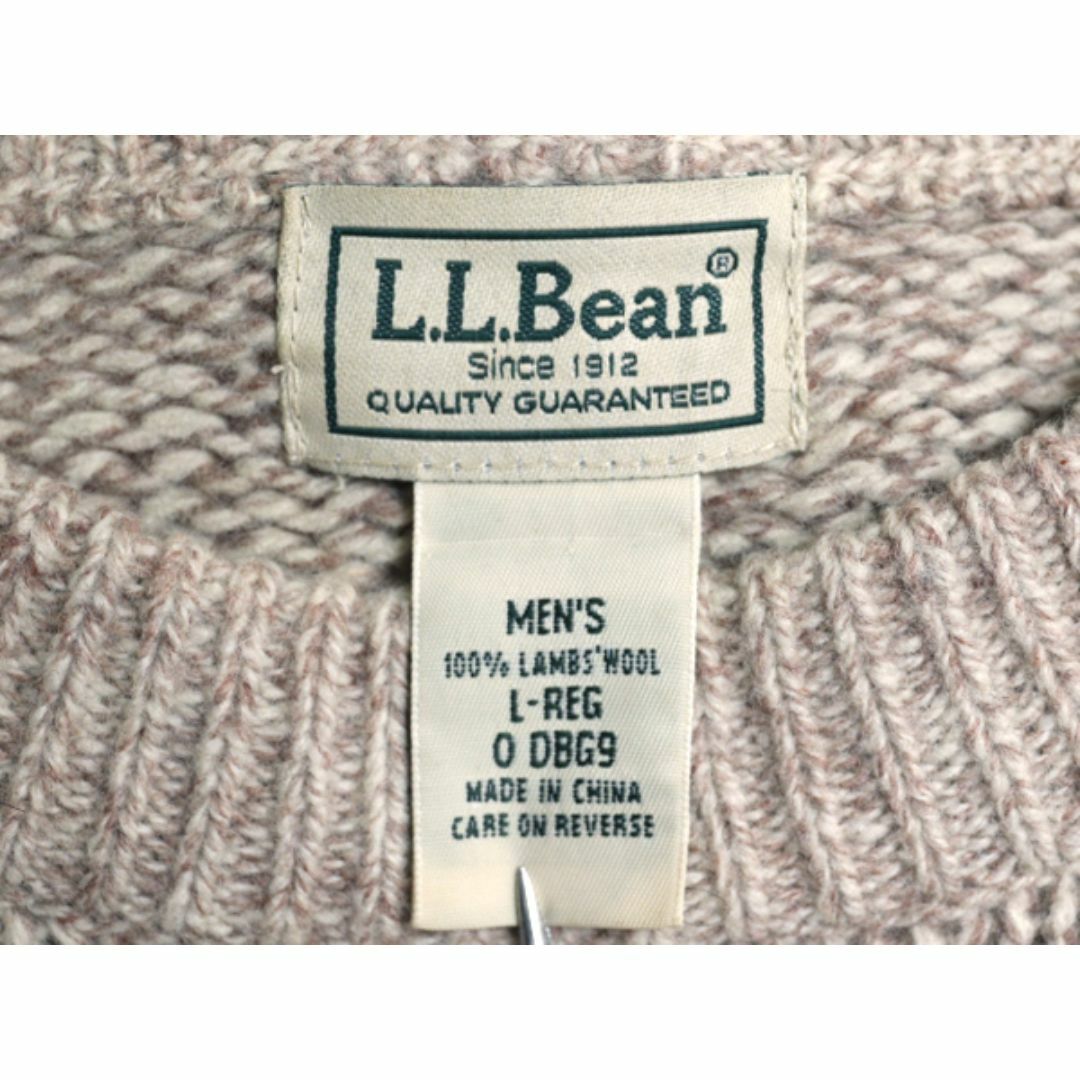 本当に信頼出来る店 L.L.Bean - エルエルビーン ラム ウール ニット セーター メンズ 男性用