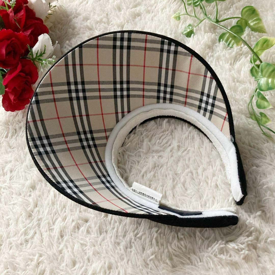 BURBERRY - バーバリーゴルフ サンバイザー ノバチェック BURBERRY - バーバリーゴルフ サンバイザー ノバチェック
