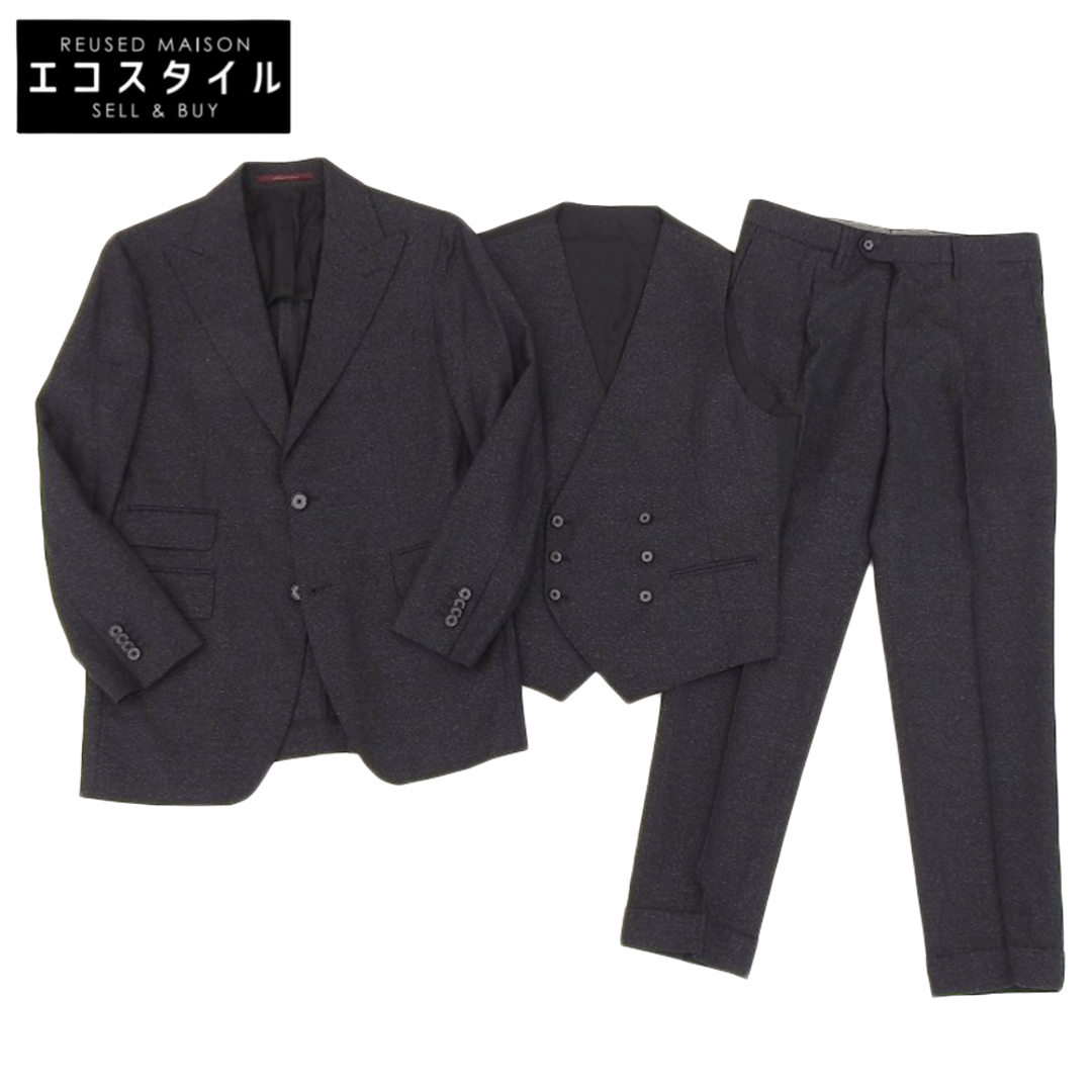TAILOR FIELDS オーダー3ピーススーツ ネイビー セットアップ TAILOR FIELDS オーダー3ピーススーツ ネイビー セットアップ