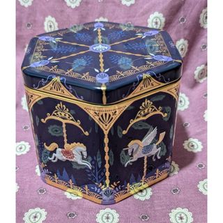 カルディ　メリーゴーランド　カルーセル缶　空き缶(小物入れ)