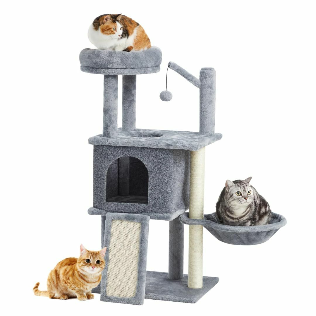 最大10%OFFクーポン 【色:ダークグレー】Tenntowu ラクマ フリマアプリ | 据 スリム 猫タワー ミニ キャットタワー キャットタワー