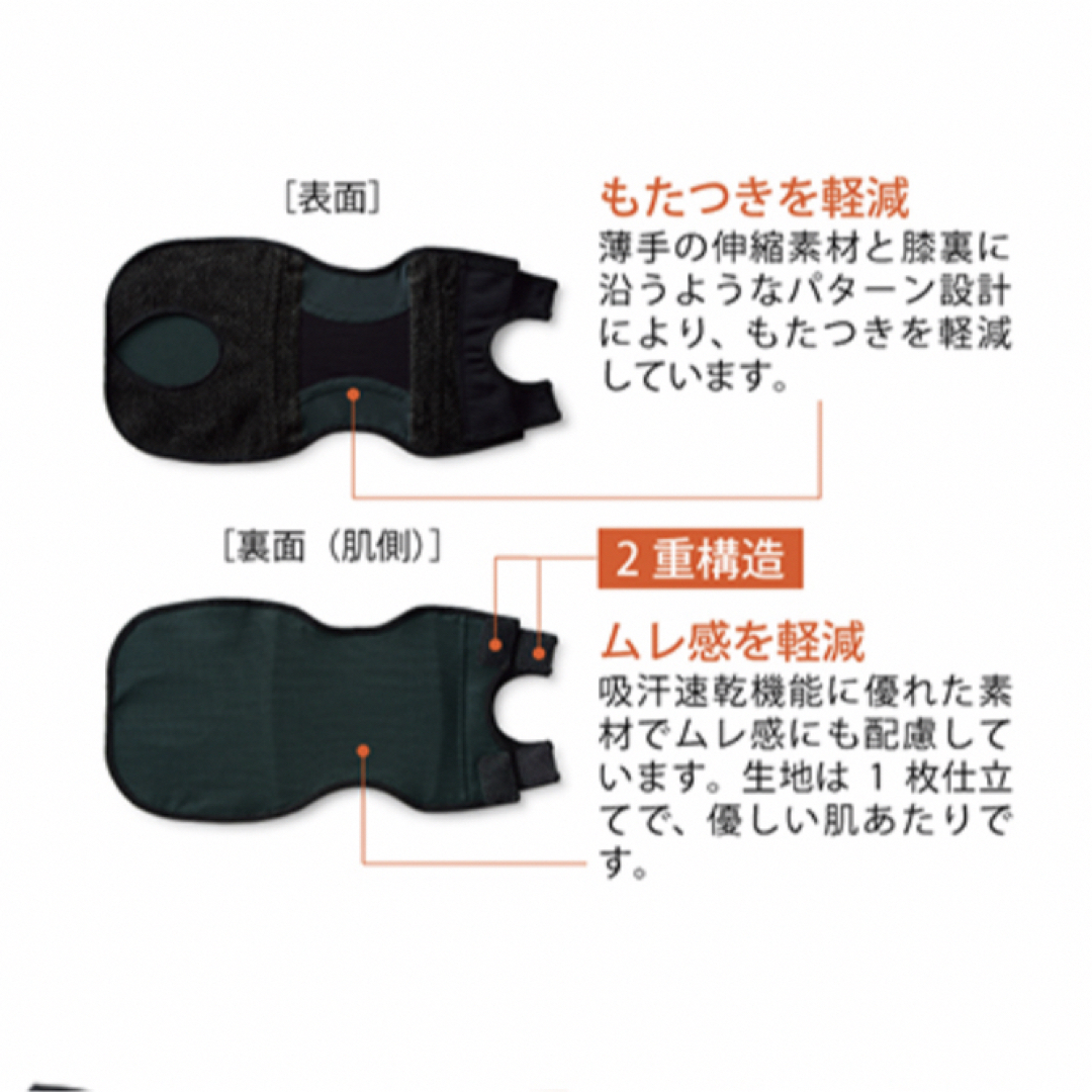 シャルレ - 新発売 シャルレ しっかり膝サポーター L Lサイズの シャルレ - 新発売 シャルレ しっかり膝サポーター L Lサイズの