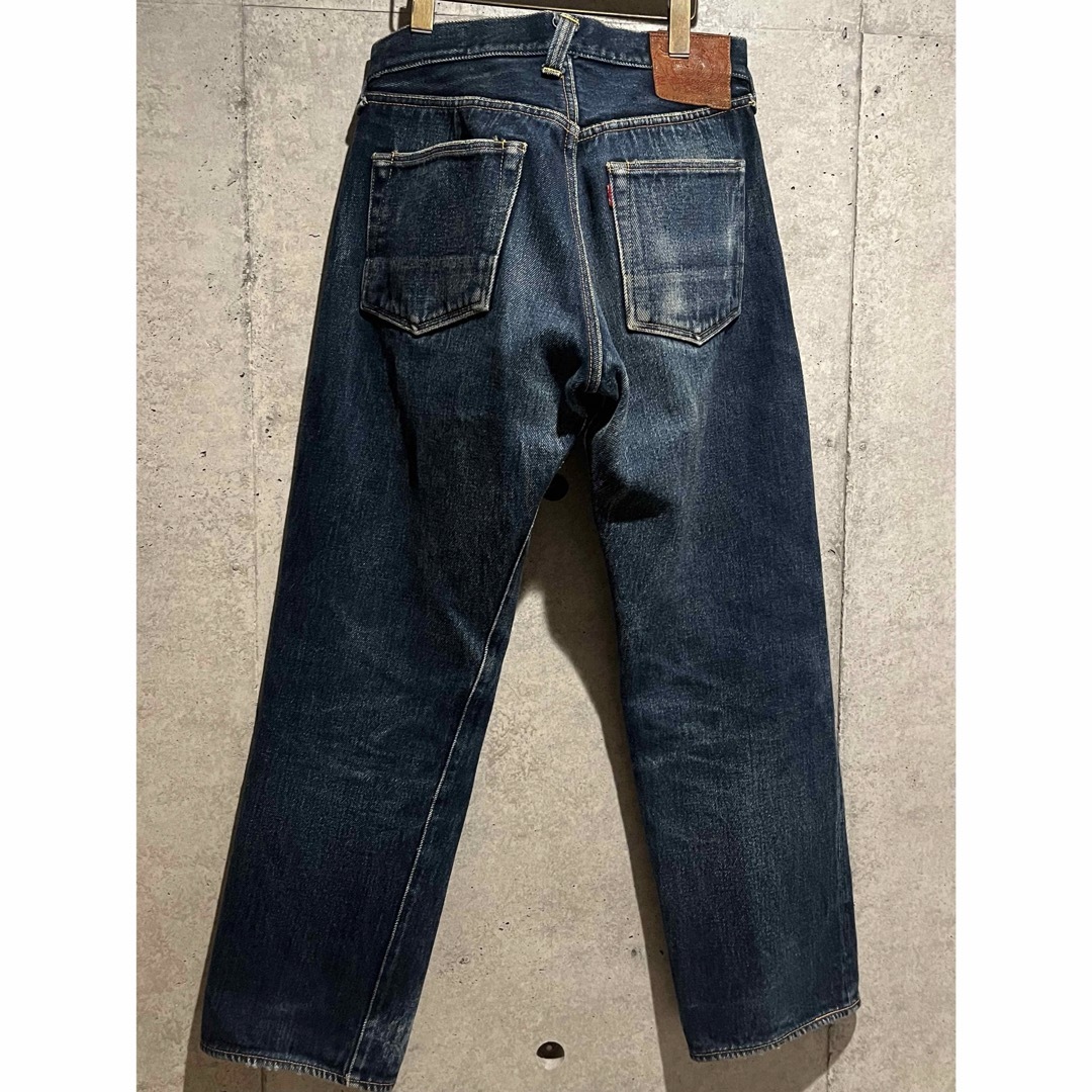 42×32 EVISU エヴィス No.2 細カモメ ブラックペイント デニム 42×32 EVISU エヴィス No.2 細カモメ ブラックペイント デニム
