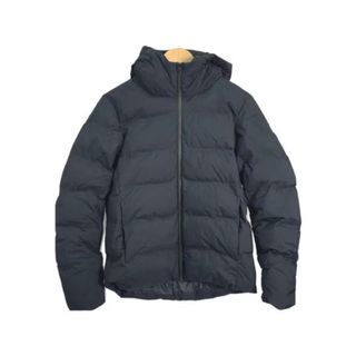 ユニクロ(UNIQLO)のユニクロ　シームレスダウンジャケット ネイビー Sサイズ(ダウンジャケット)