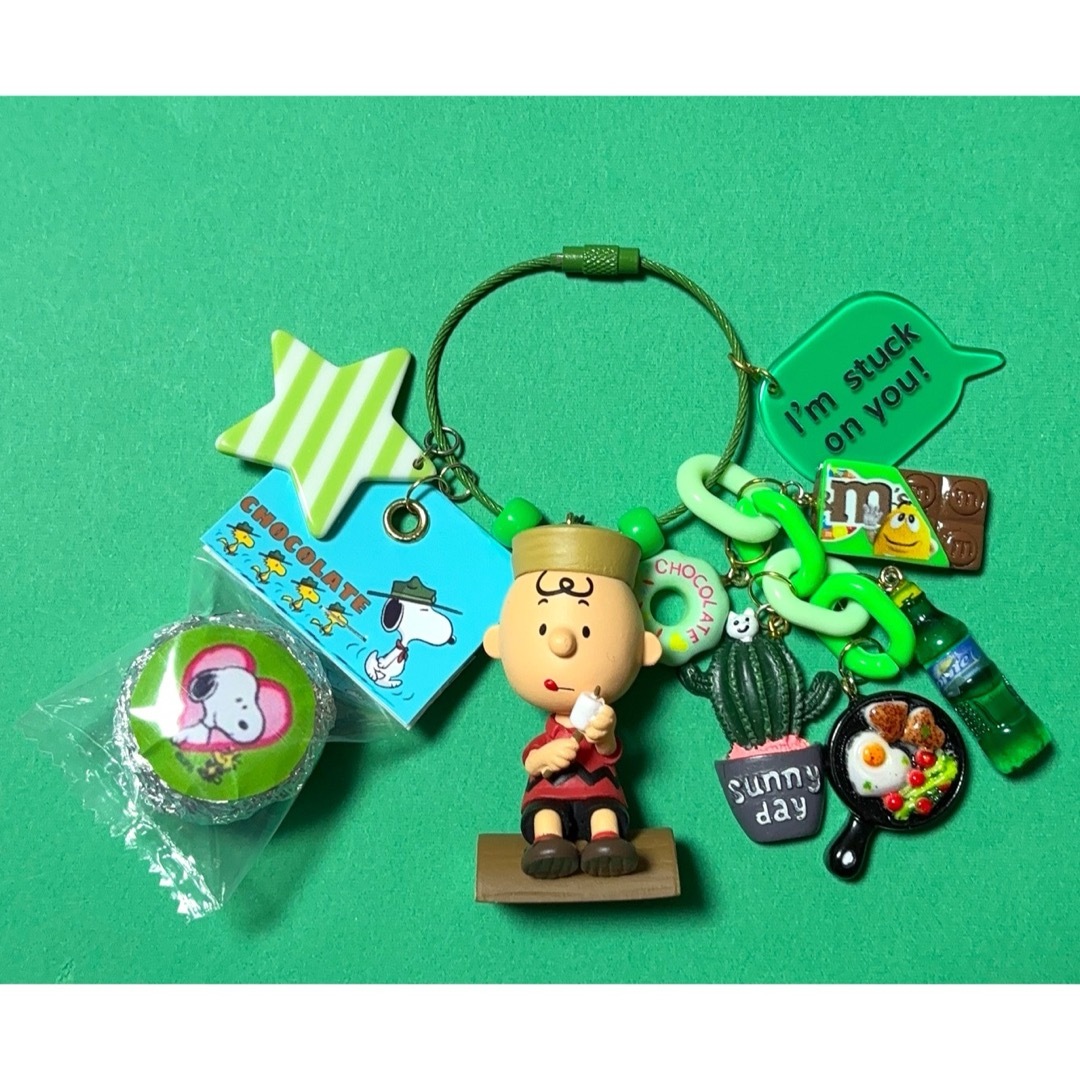 SNOOPY(スヌーピー)のじゃらじゃらキーホルダー💫あ!流れ星だ〜🏕️🌠 ハンドメイドのアクセサリー(キーホルダー/ストラップ)の商品写真