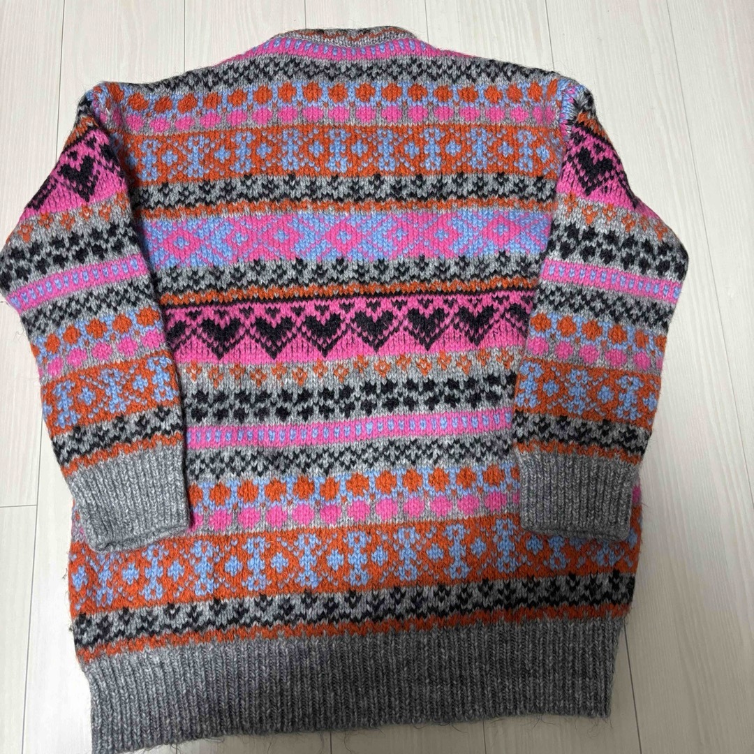 ZARA - ZARA ジャガード ニット セーター 総柄 チュニック ZARA - ZARA ジャガード ニット セーター 総柄 チュニック