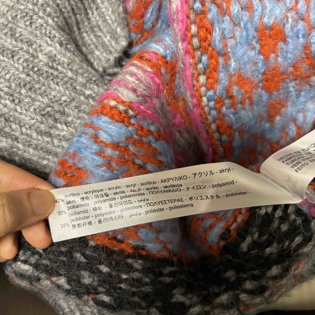ZARA - ZARA ジャガード ニット セーター 総柄 チュニック ZARA - ZARA ジャガード ニット セーター 総柄 チュニック