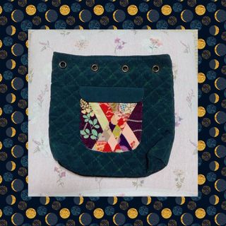 ハンドメイド 巾着袋 (ポーチ)