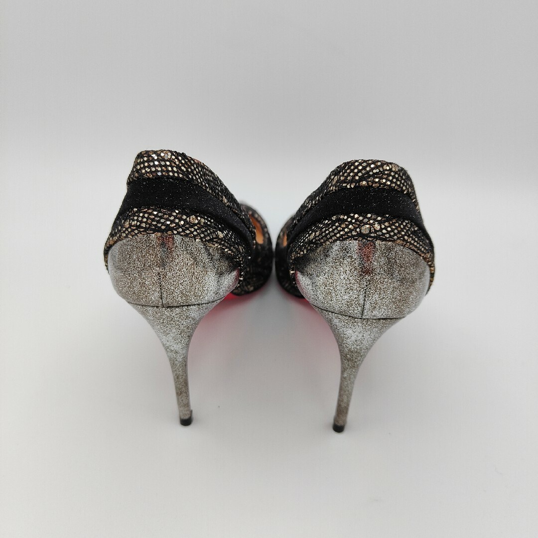 Christian Louboutin - 美品☆ルブタン ラメ ツイード パンプス Christian Louboutin - 美品☆ルブタン ラメ ツイード パンプス